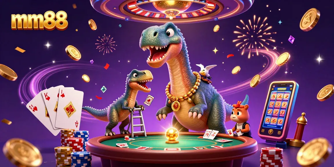Experience mm88 thrilling casino adventure with whimsical characters and vibrant gaming elements.