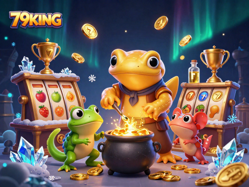 Experience colorful slots and gold alchemists at 79KING's magical fantasy casino, merging fun with fortune.