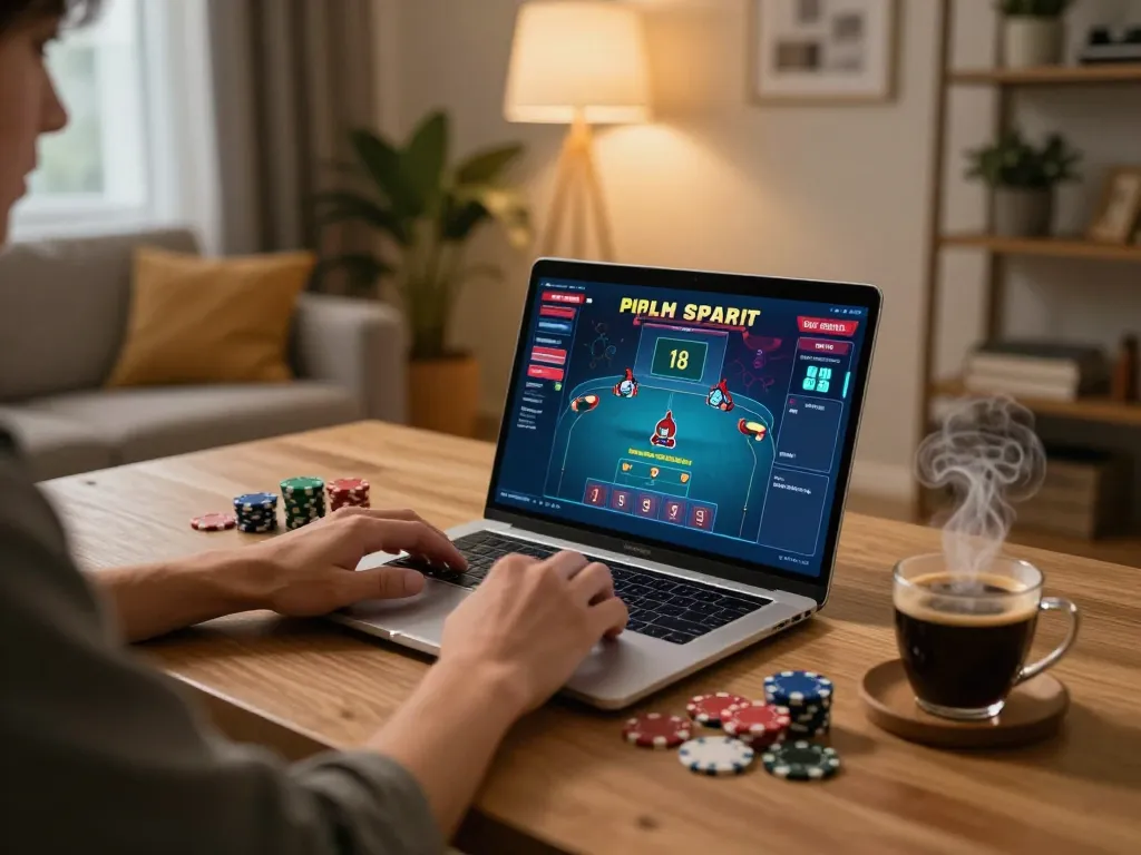 Engaging live gaming experience at home showcasing online casino play at https://dagatructiep.co.uk/ with interactive gameplay.