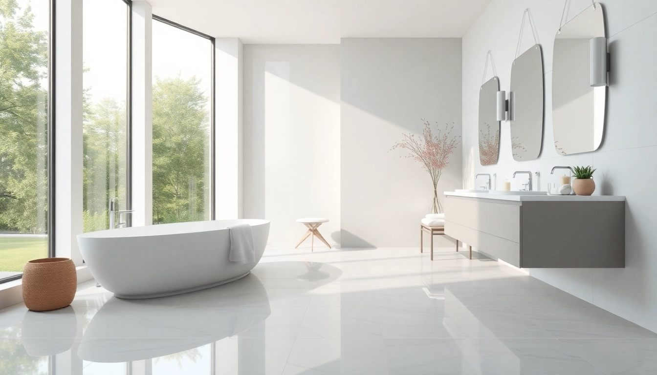 Transform spaces with elegant bathrooms reflecting modern design trends and a serene atmosphere.