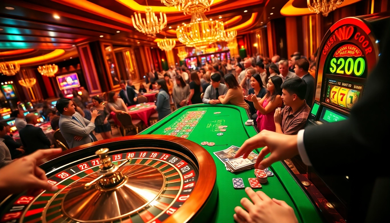 Experience the excitement of gambling at fb88nn.com with vibrant casino activities including roulette, poker, and slots.