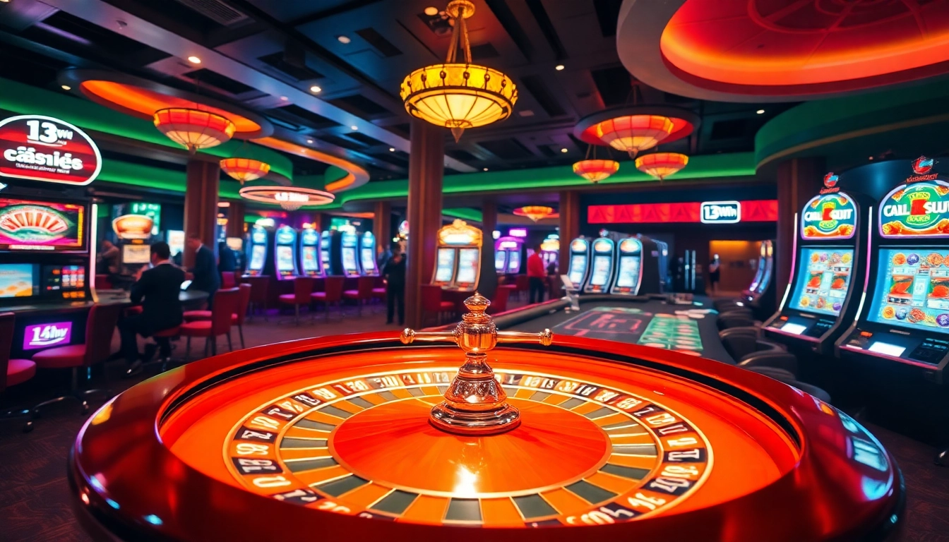 Experience the thrill of 13Win as players enjoy captivating casino games like poker and roulette.