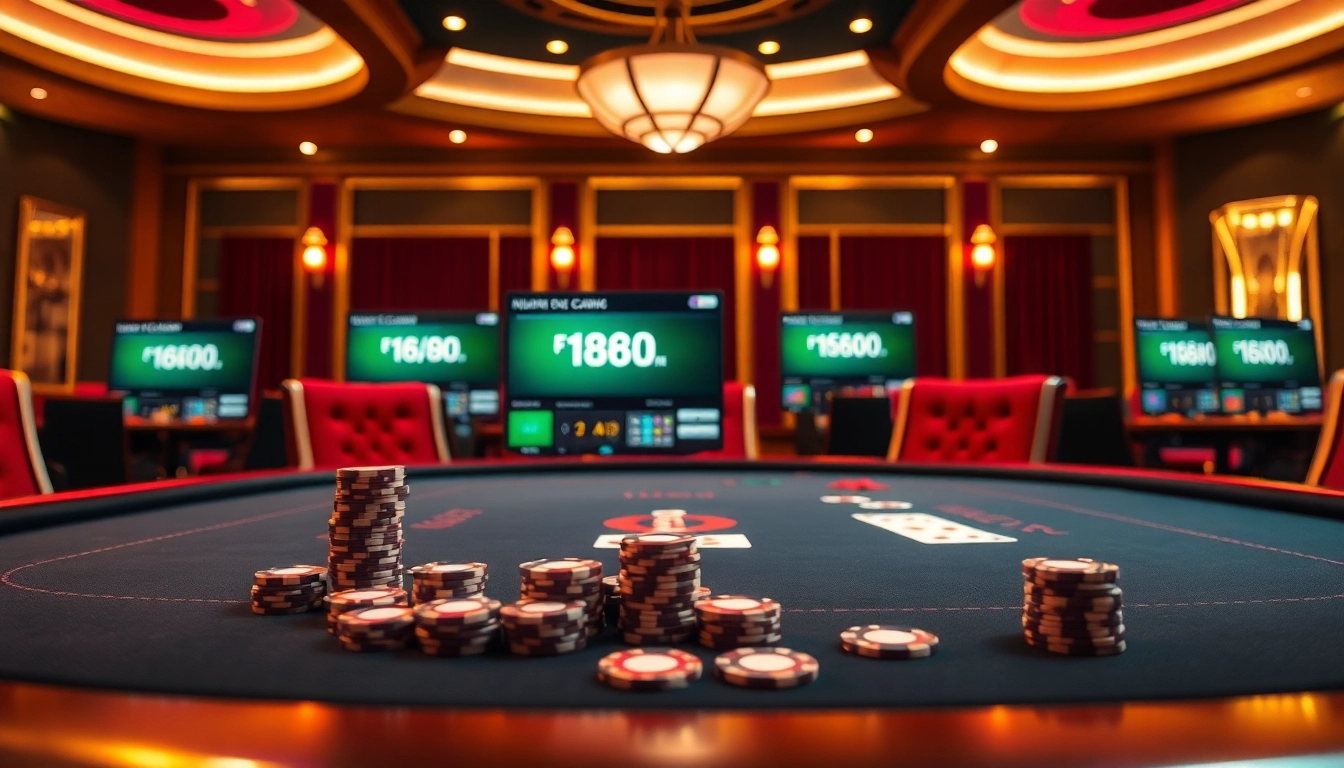 Experience thrilling gameplay at f168info.com with vibrant casino tables and professional poker action.