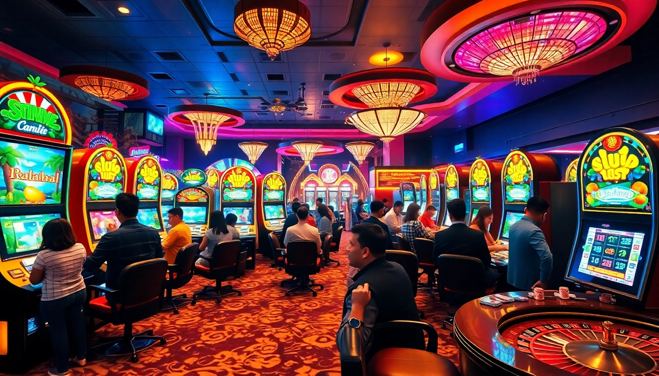 Experience the thrill of Slot Gacor Hari ini with vibrant players winning at slots.