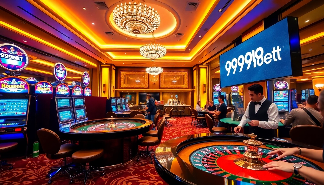 Experience excitement at 999bet casino with lively table games and slot machines.