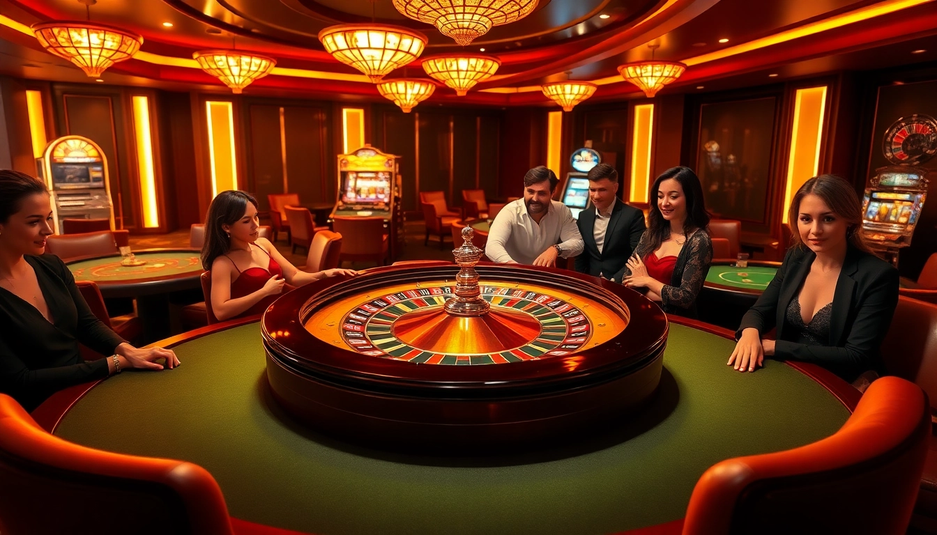 Experience the thrill of gaming at https://uu88.casa/ with vibrant casino tables and roulette action.