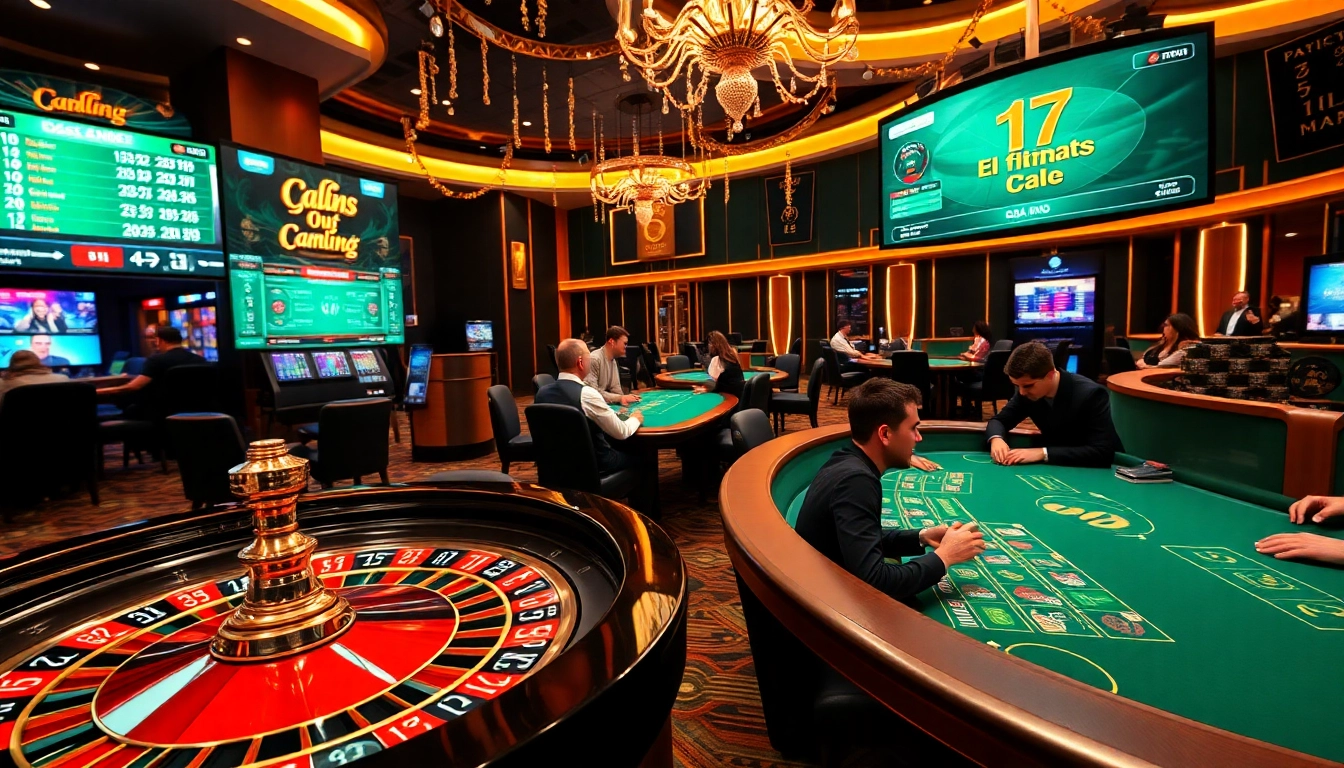 Excited players engaging in top gambling experiences at https://five88v.net with vibrant casino visuals.