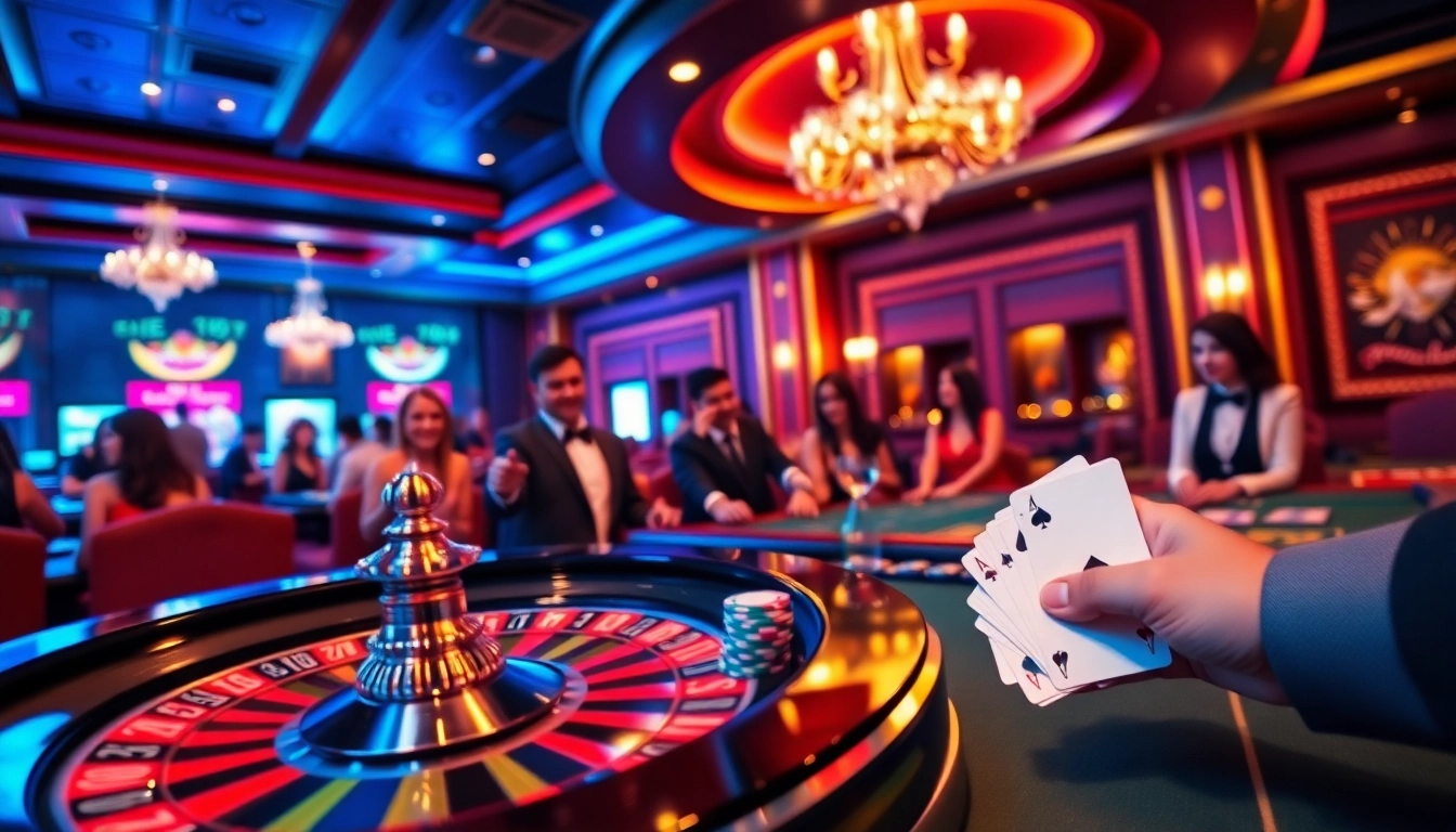 Experience the excitement of winning at https://vnew88.vip/ with vibrant casino scenes and thrilling gameplay.