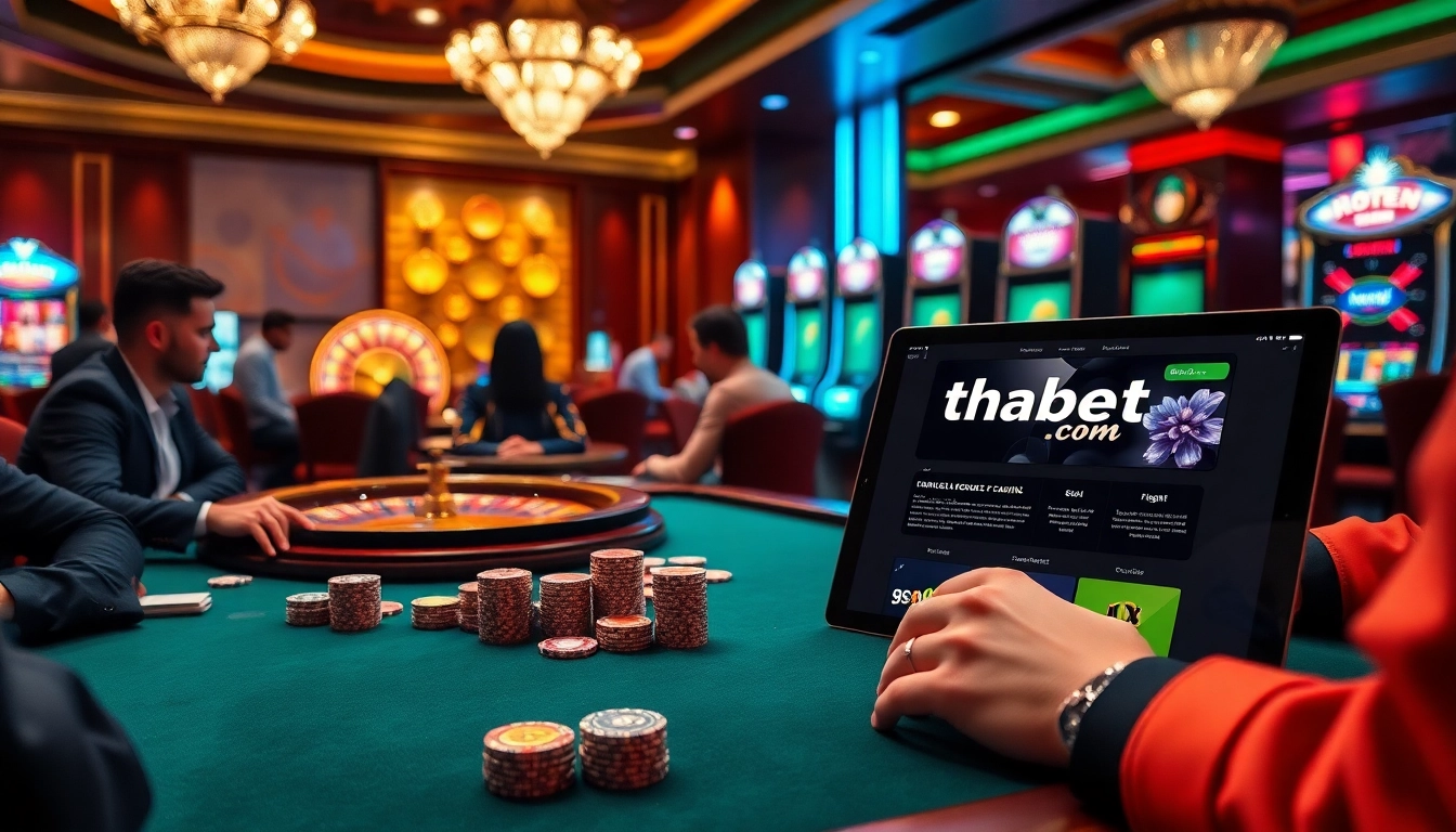 Play exciting games on thabet com with vibrant casino ambiance and winning opportunities.