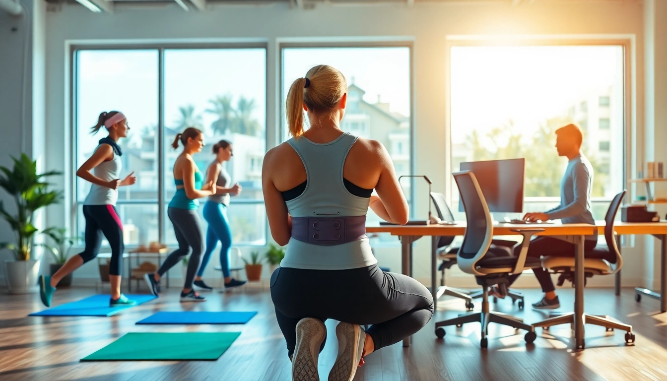 Fivali back brace supporting posture improvement in active lifestyle settings