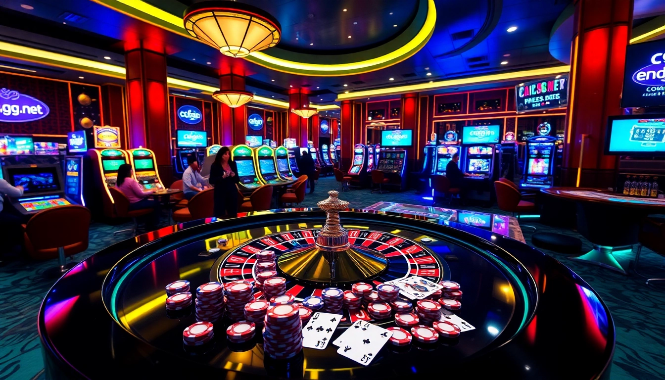 Experience thrilling gameplay at c54.gb.net Casino with vibrant tables and exciting slot machines.