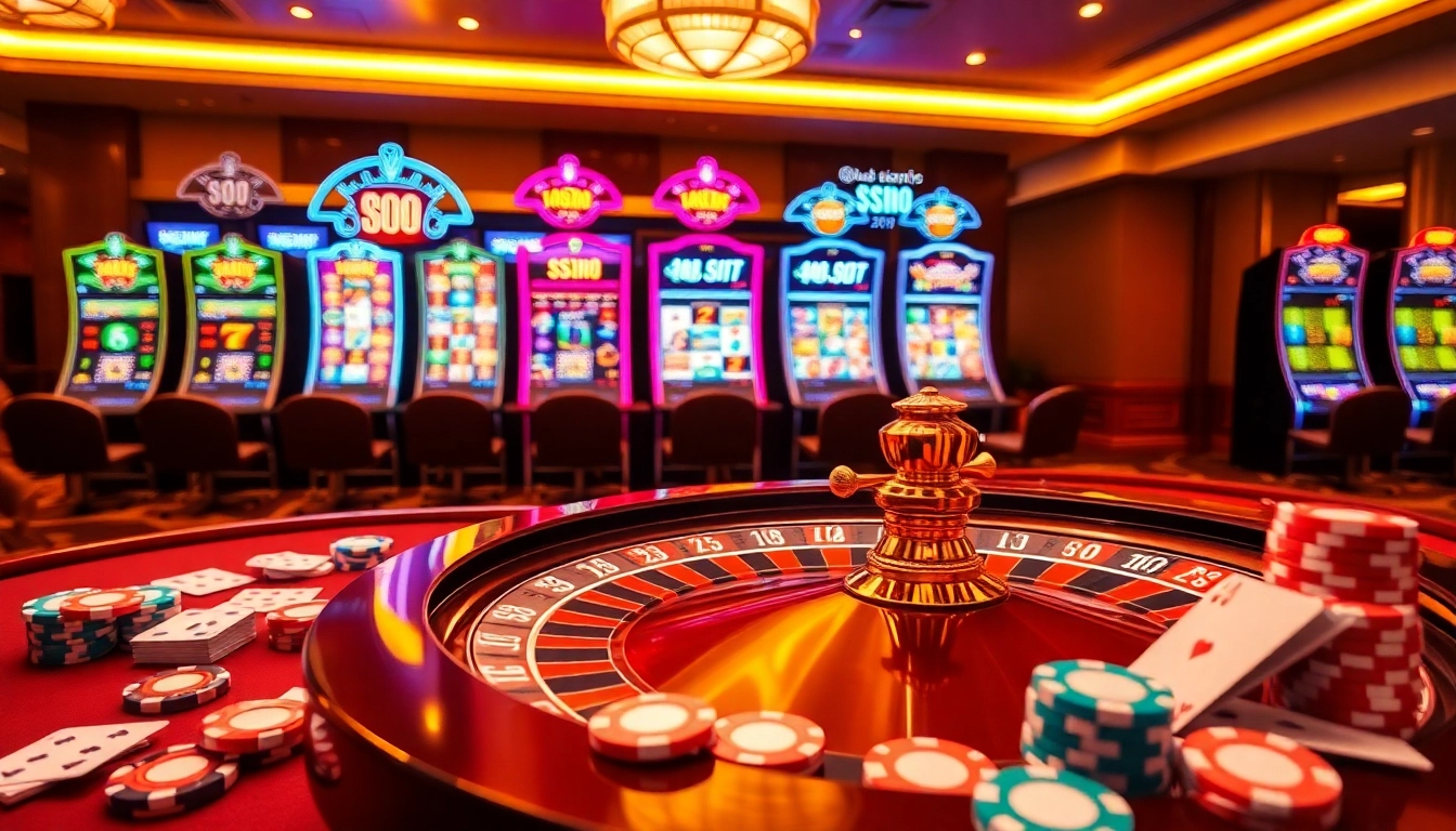RR88 casino table scene with exciting gaming action and vibrant roulette wheel.