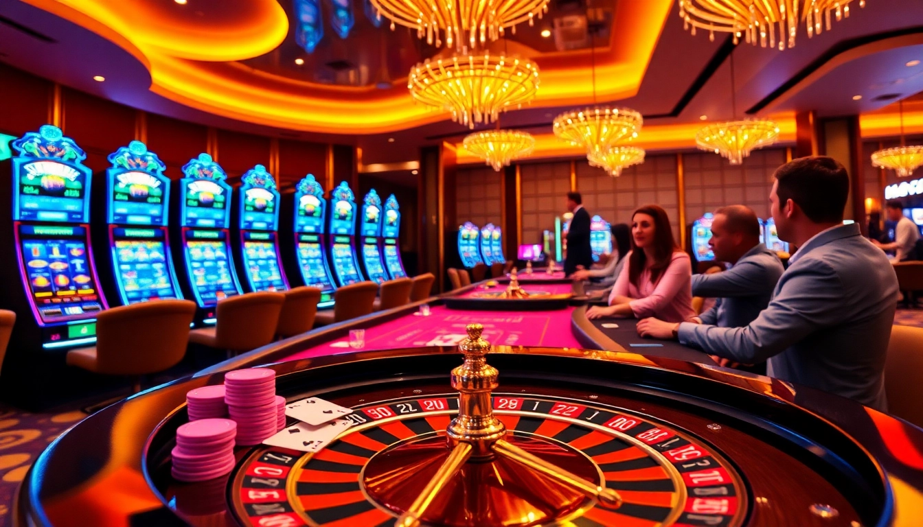 Experience thrilling gaming action at loto188.gb.net with vibrant casino tables and professional atmosphere.