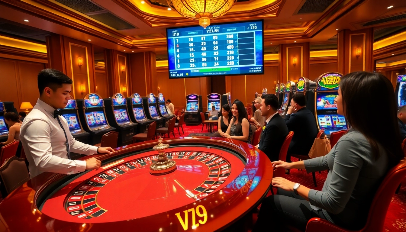 Experience thrilling gameplay at https://vz99.fans/ with roulette, slot machines, and enthusiastic gamblers.