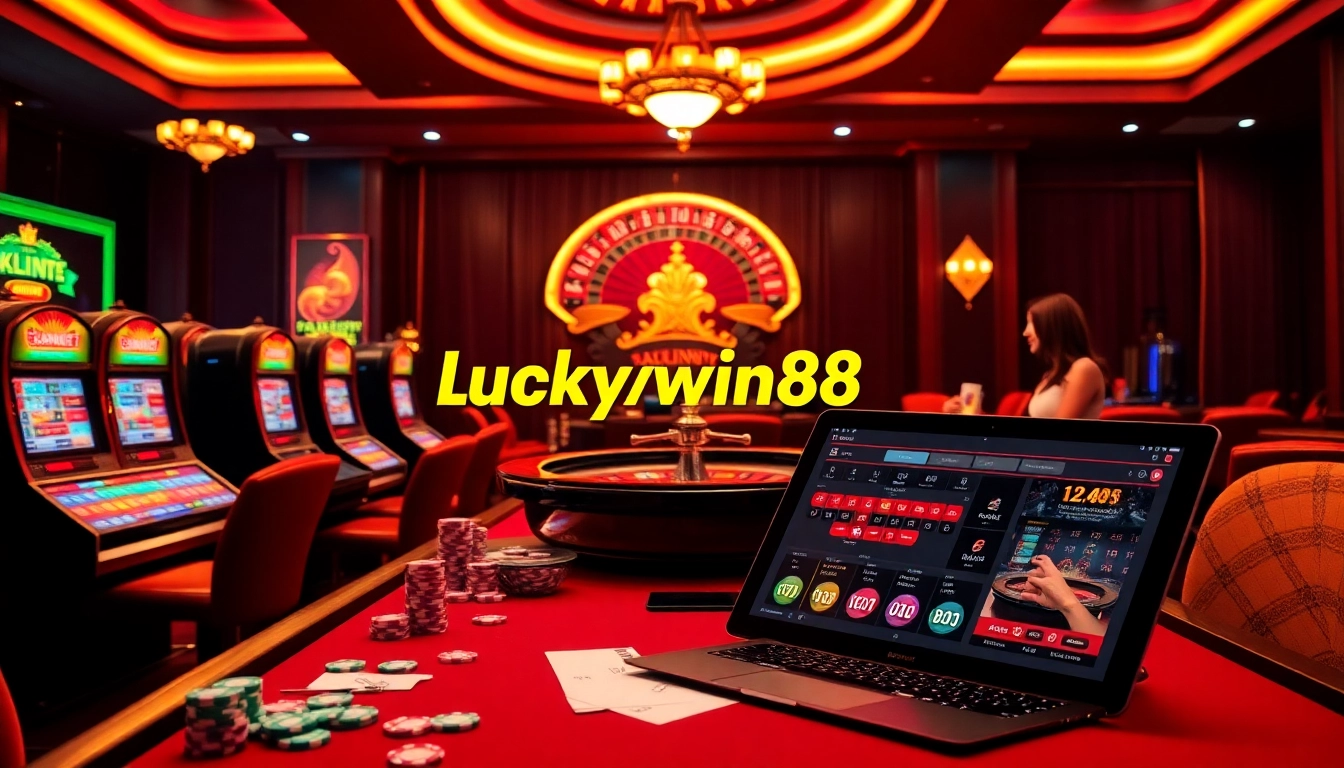 Experience the excitement of Luckywin88 online casino with vibrant games and engaging players.