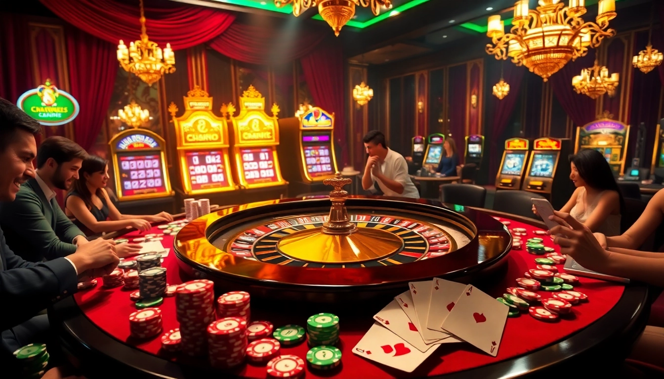 Players celebrating a win at the roulette table, capturing the thrill of https://uu88games.com/ casino gaming experience.