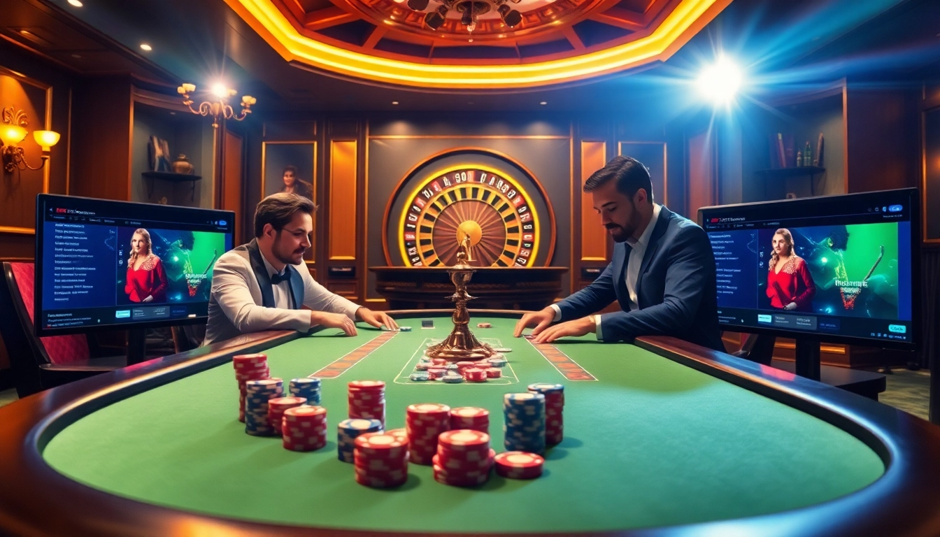 Watch players engage in Texas Hold'em at a luxurious table while exploring https://f168.blue/ online gambling.