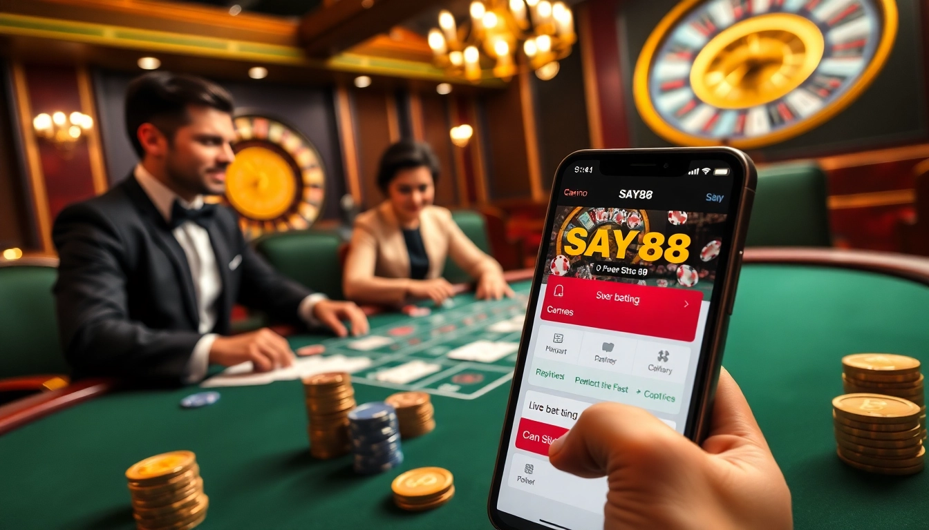 Experience the thrill of professional gaming at SAY88 casino with high-stakes poker and live betting.