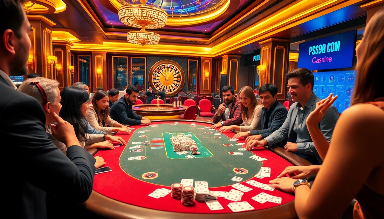 Experience thrilling gameplay at the poker table with PS99 COM-inspired action.