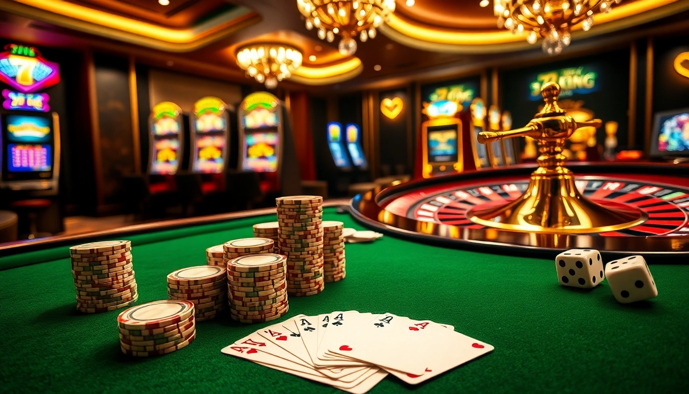 Experience high-stakes action and excitement at 79King casino with vibrant gaming tables and luxurious visuals.