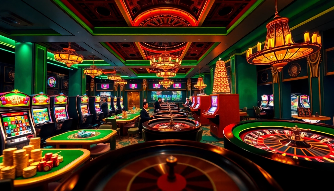 Experience the thrilling atmosphere of 79king 7com with vibrant casino tables and exciting gambling action.