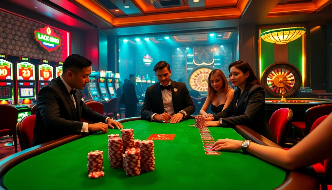 Experience the excitement of gambling at Luck8 nhà cái uy tín with vibrant casino visuals.