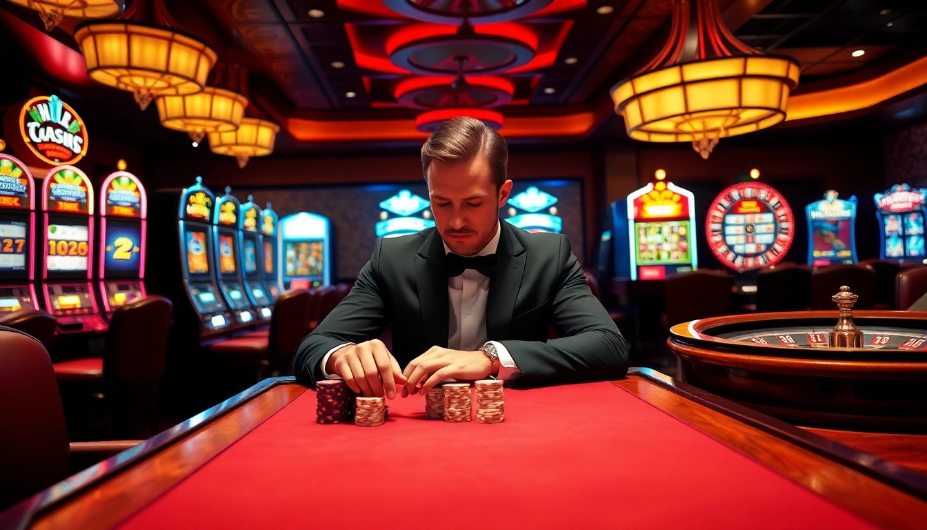 Experience high-stakes gambling at https://gamemanclub.wiki featuring poker chips and roulette excitement.