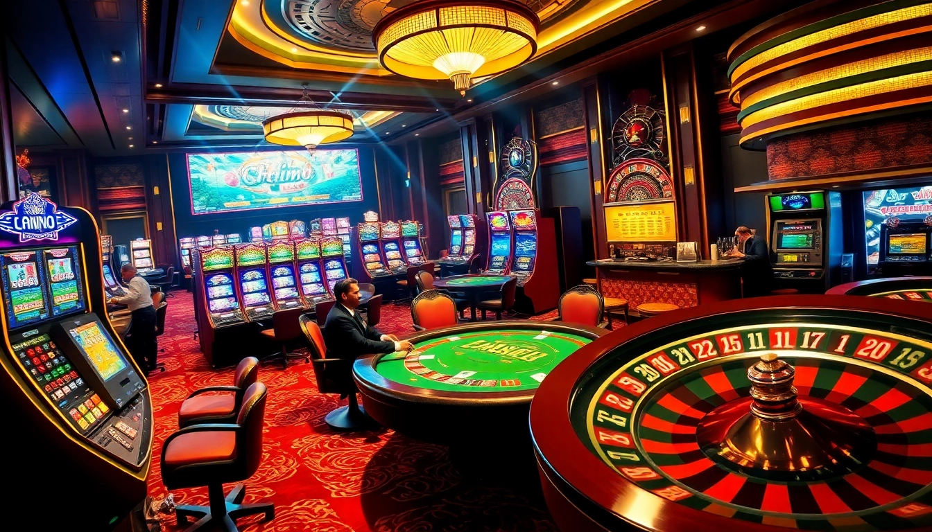 Experience the thrill of gambling at https://xin88hv.club with vibrant casino tables and slot machines.