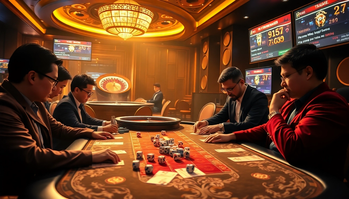Experience the excitement of tài xỉu md5 with vibrant gameplay and luxurious casino elements.