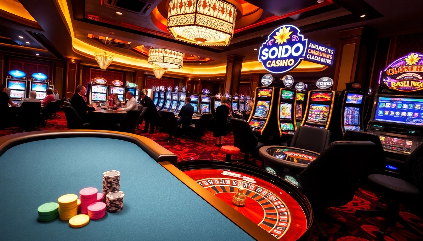 Experience the excitement of SODO Casino with vibrant tables and lively players.