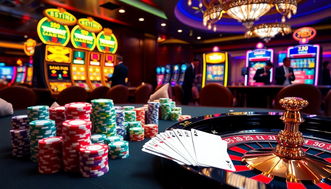 Experience the thrill of Casino XX88 with vibrant poker chips and live game action.