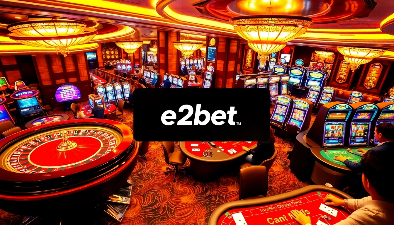 Engage in high-stakes action at the trang chủ e2bet casino with vibrant tables and thrilling games.