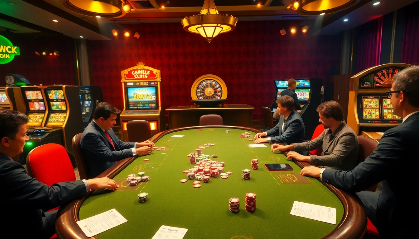 Experience the thrill of gaming at https://xx88.pro/ featuring vibrant poker tables and slot machines.