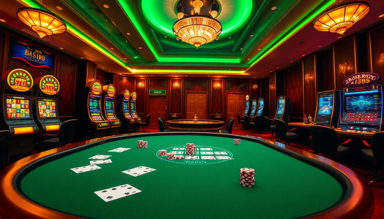 Engaging scene at Trang chủ 789F casino with vibrant poker action and luxury gaming ambiance.