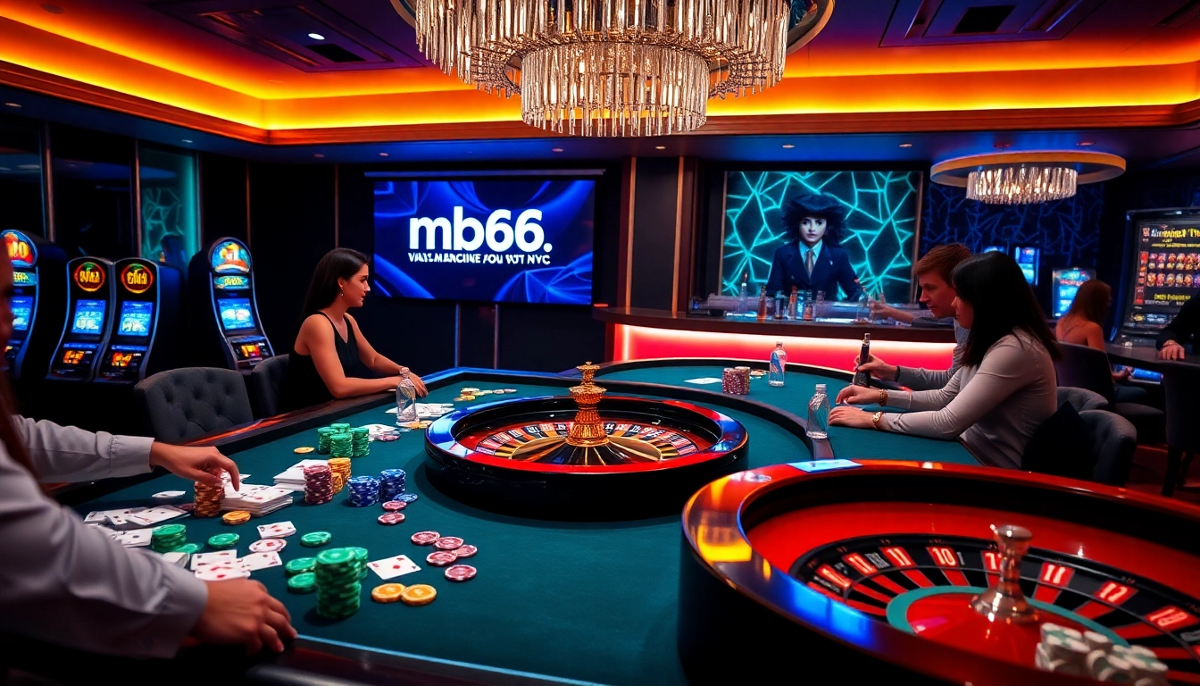 Experience the thrill of casino gaming with mb66.nyc in a vibrant, immersive environment.