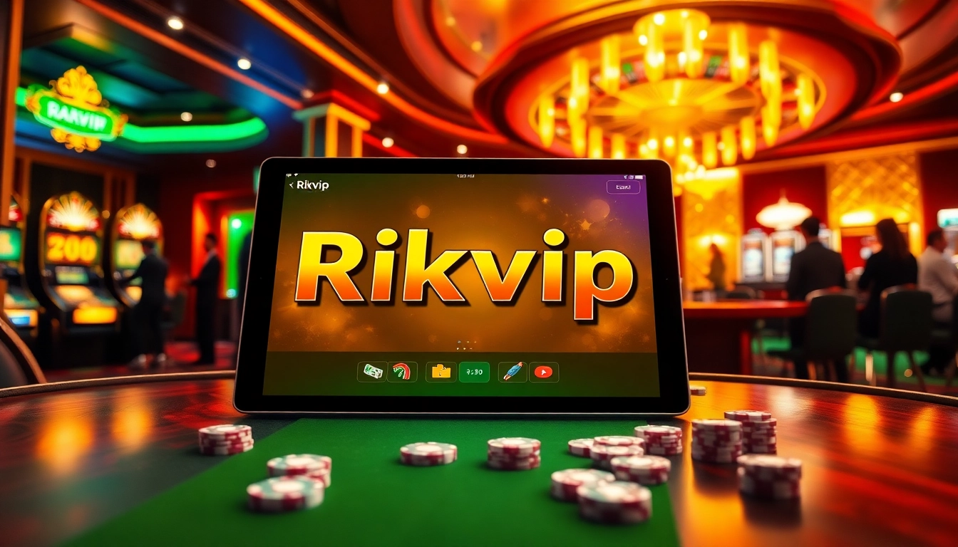 Experience the thrill of Rikvip's online gambling with vibrant casino games and engaging interfaces.