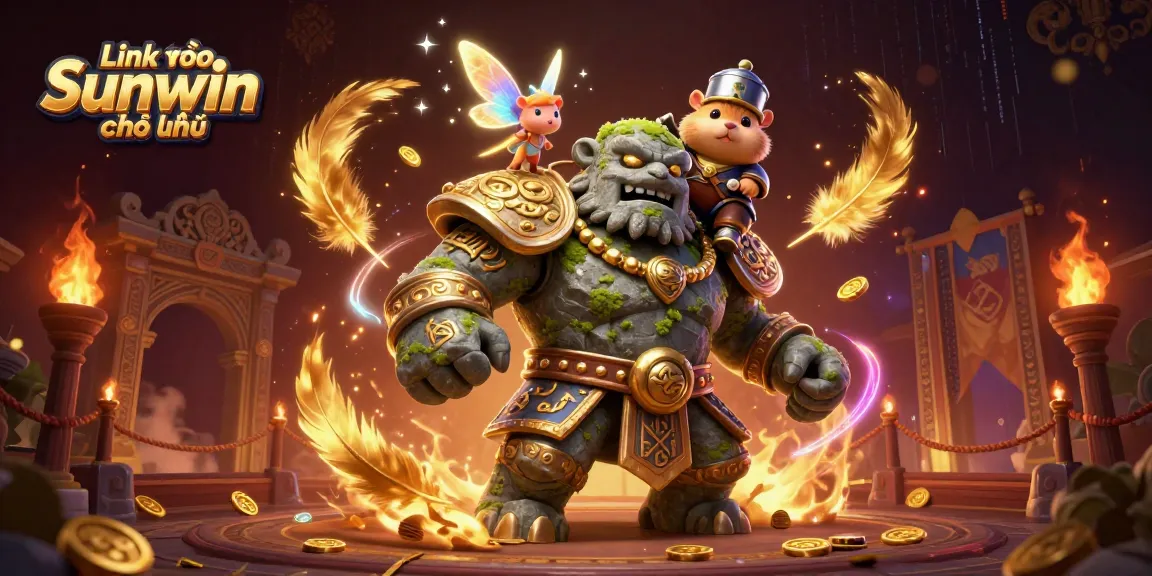 Experience thrilling gaming at Link vào Sunwin chính thức with golem guardian magic.