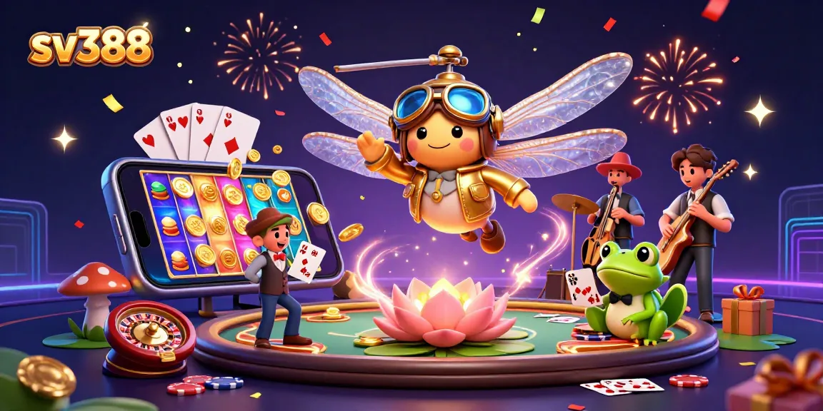 Experience thrilling sv388 livestreams as lively characters engage in exciting casino action.