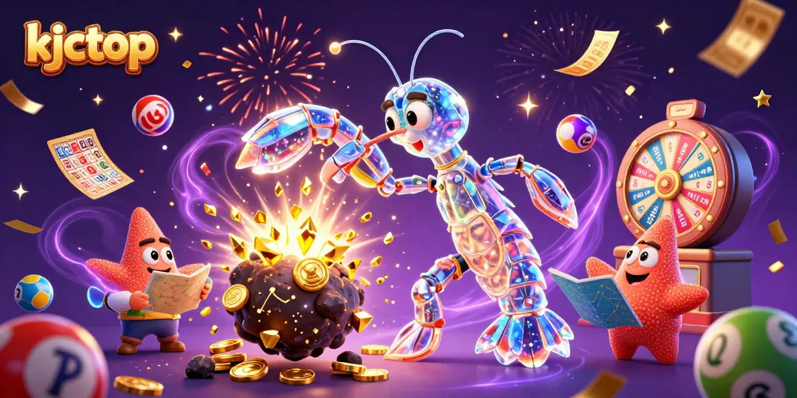 Win big with kjctop's exciting lottery games, showcasing colorful lottery balls and vibrant prizes.