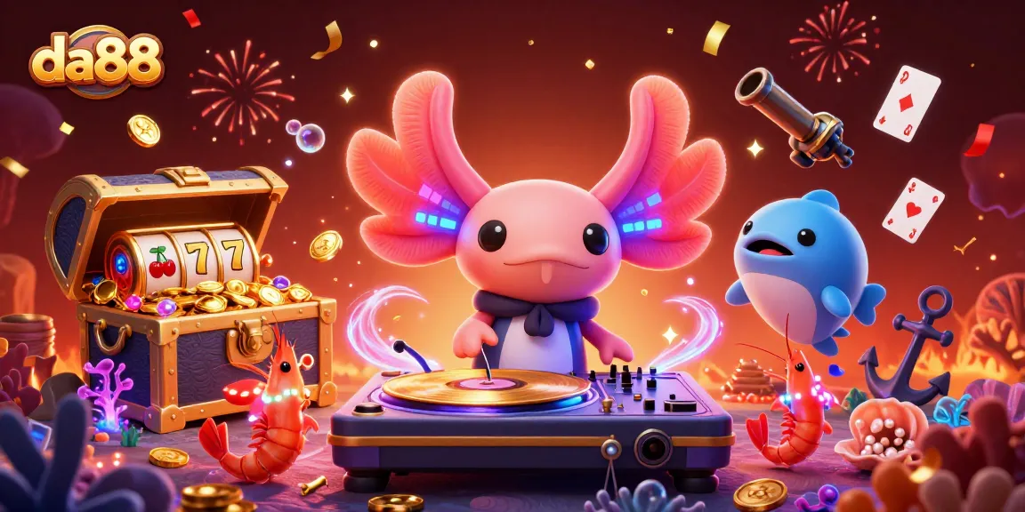 Experience the excitement of da88 Slots with vibrant characters and dynamic casino elements.